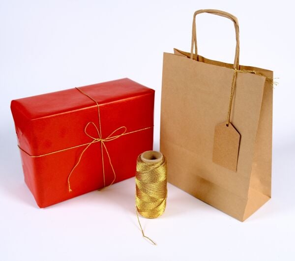 Altın Renkli Dekoratif İp - 100 m, Hediye Paketleme, Süsleme ve El İşi Malzemesi, DIY İpi