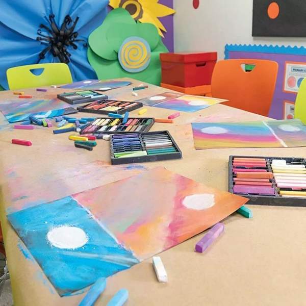 ShinHan SH Soft Pastel Boya Seti, Yüksek Pigmentli, Krapon Pastel Boya ve Hobi Kalemleri, Canlı Renkler