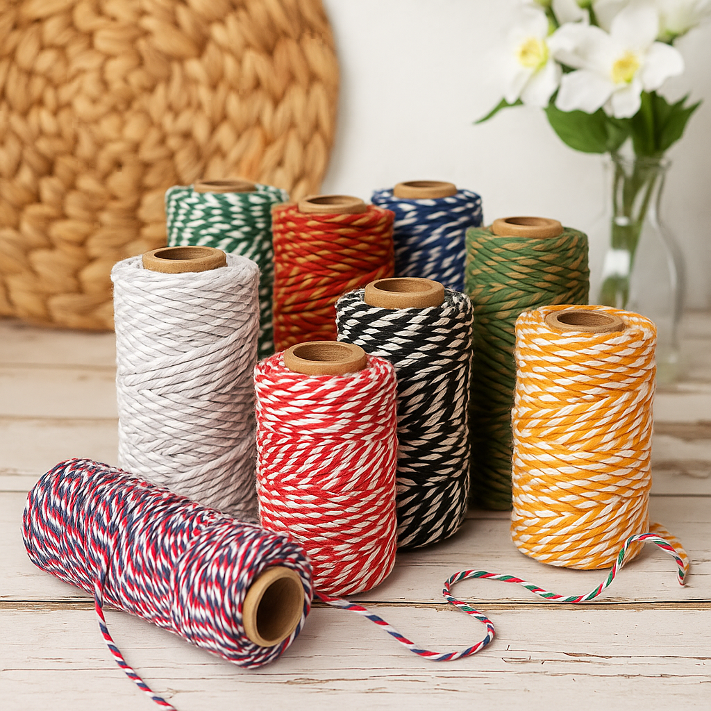 Hediye Paketleme, Ambalaj İpi, Marteniçka, DIY İpi, 200 Metre (Twine Baker),