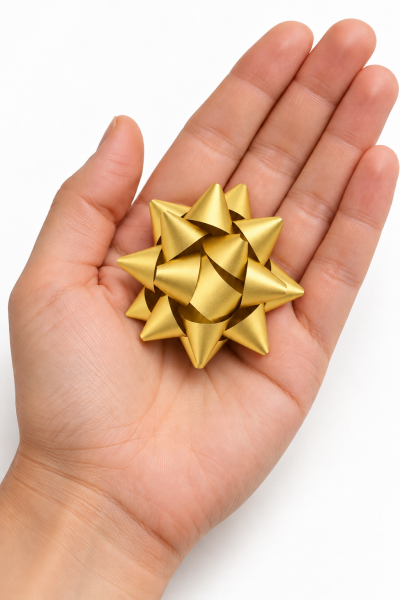 Fiyonk 5 cm Mat Altın - 12 Adet