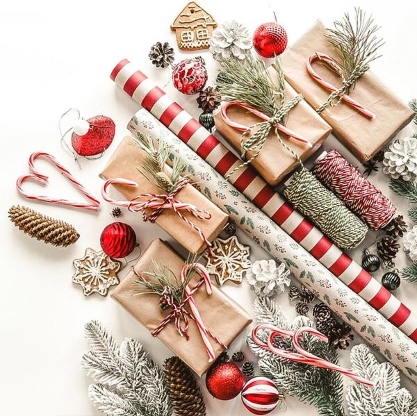 Hediye Paketleme ve Ambalaj İpi, Marteniçka, Paket İpi, 200 M (TWINE BAKER) Kırmızı-Mavi-Beyaz