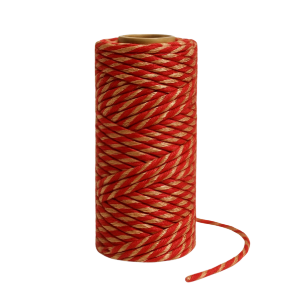 Hediye Paketleme ve Ambalaj İpi, Marteniçka, Paket İpi, 200 M (TWINE BAKER) Kırmızı-Kraft