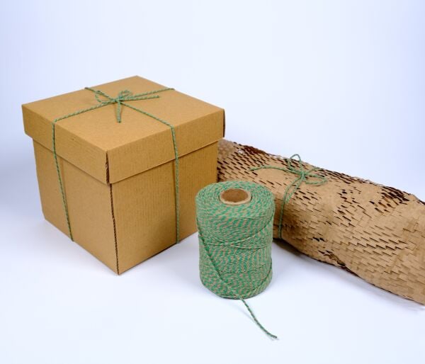 Hediye Paketleme ve Ambalaj İpi, Marteniçka, Paket İpi, 200 M (TWINE BAKER) Yeşil-Kraft