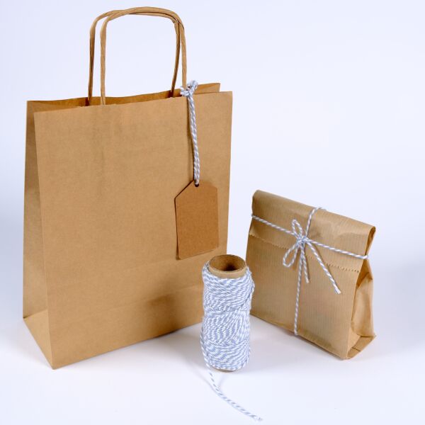 Hediye Paketleme ve Ambalaj İpi, Marteniçka, Paket İpi, 200 M (TWINE BAKER) Mavi-Beyaz