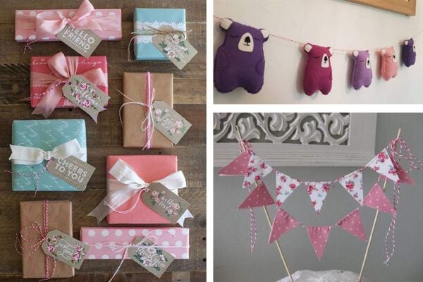 Hediye Paketleme ve Ambalaj İpi, Marteniçka, Paket İpi, 200 M (TWINE BAKER) Pembe-Beyaz