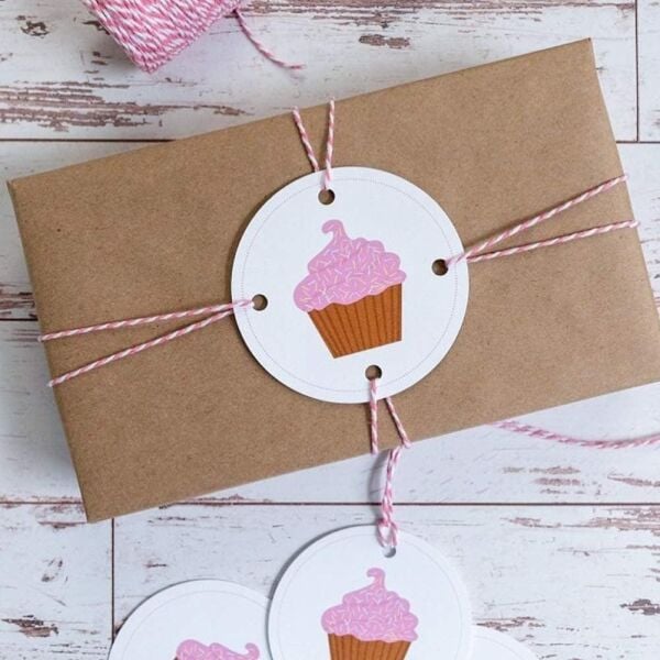 Hediye Paketleme ve Ambalaj İpi, Marteniçka, Paket İpi, 200 M (TWINE BAKER) Pembe-Beyaz