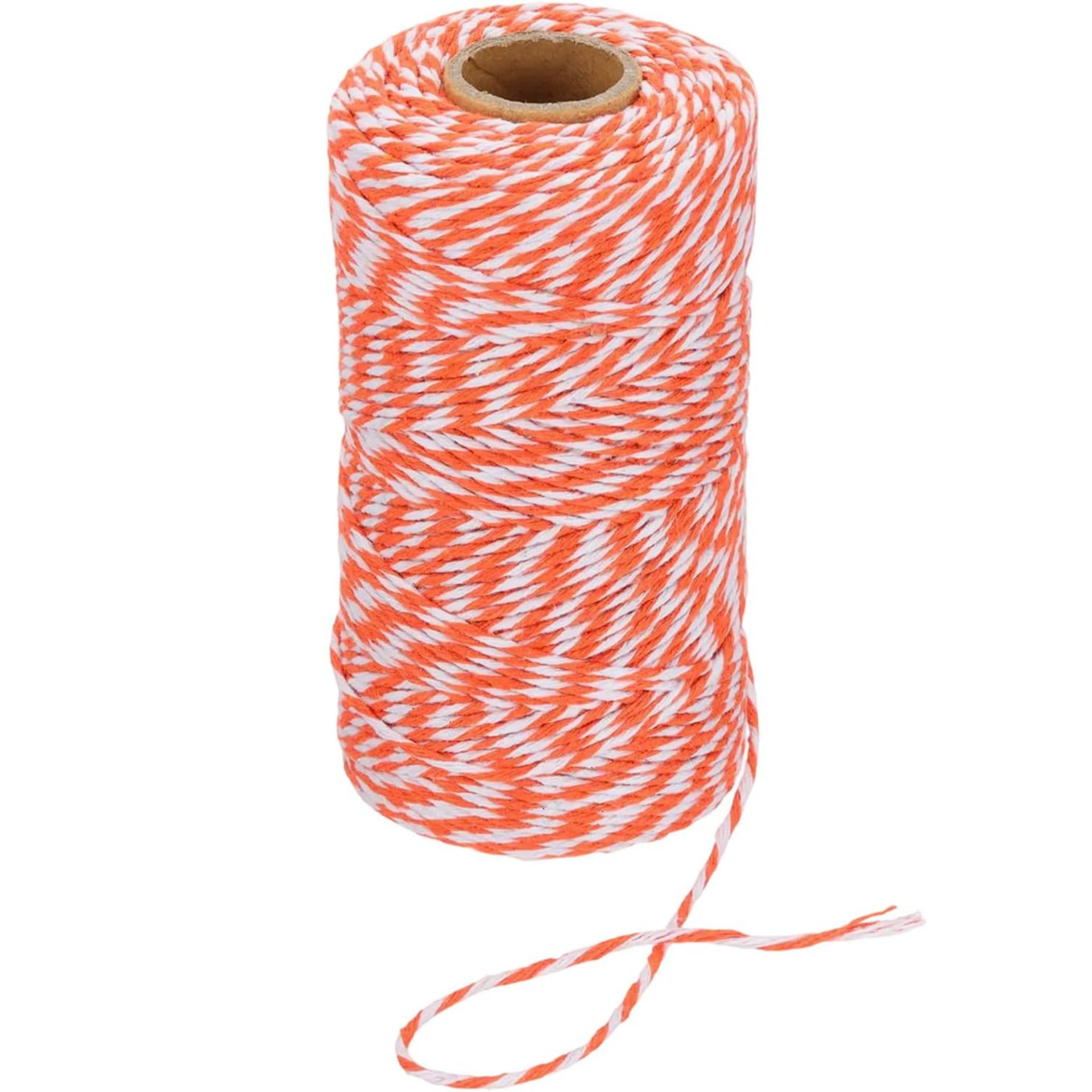 Hediye Paketleme ve Ambalaj İpi, Marteniçka, Paket İpi, 200 M (TWINE BAKER) Turuncu-Beyaz