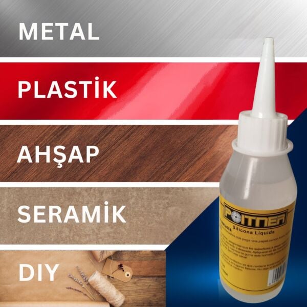 3’lü Güçlü Yapıştırıcı Seti, PVA (100ml), Superfix(120cc), Soğuk Silikon(100ml) Hobi DIY Tutkal Seti