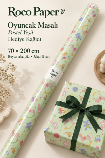 Ambalaj Kağıdı Çocuk Temalı Oyuncak Masalı 055G