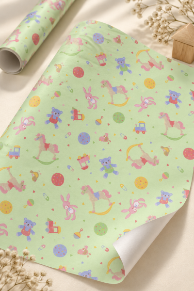Ambalaj Kağıdı Çocuk Temalı Oyuncak Masalı 055G