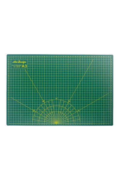 El İşi Kesim Matı, A3 Boyutunda Çift Taraflı Çizim Matı, 30x45 Cm