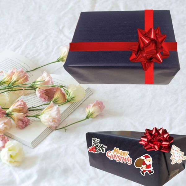 İtalyan Premium Hediye Paketleme Kağıdı, Paket Ambalaj Kağıdı, Lacivert No:561, 70x200 Cm