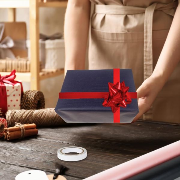 İtalyan Premium Hediye Paketleme Kağıdı, Paket Ambalaj Kağıdı, Lacivert No:561, 70x200 Cm